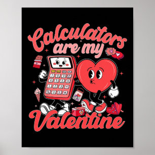 Poster Les calculatrices sont mon professeur de maths val