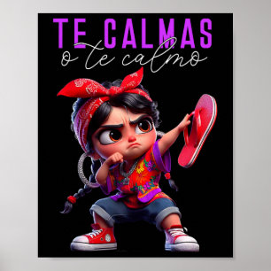 Poster Les Calmas O Te Calmo Bonne Fête des mères Spa mex