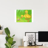 Poster Les canards et l'escargot (Bureau à domicile)