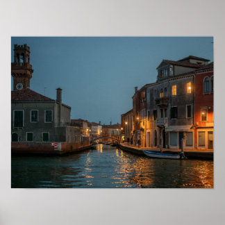 Poster Les canaux de Murano