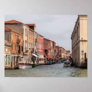 Poster Les canaux de Murano