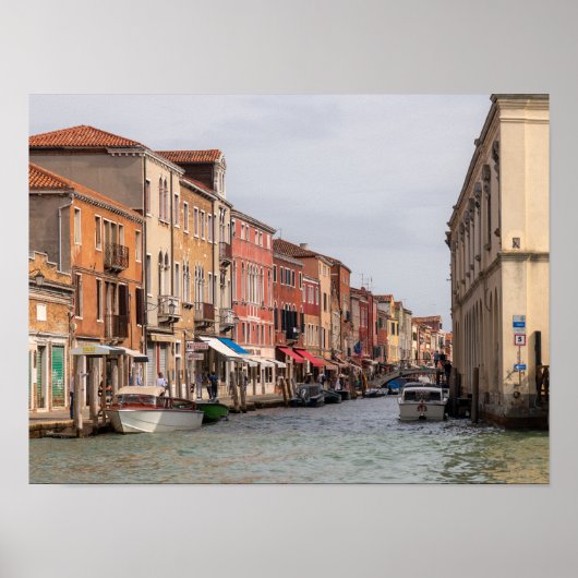 Poster Les canaux de Murano (Devant)