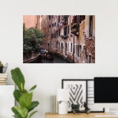 Poster Les canaux de Venise (Bureau à domicile)