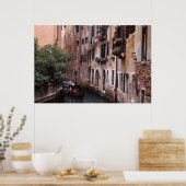 Poster Les canaux de Venise (Cuisine)