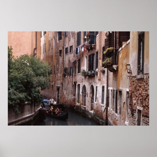 Poster Les canaux de Venise (Devant)