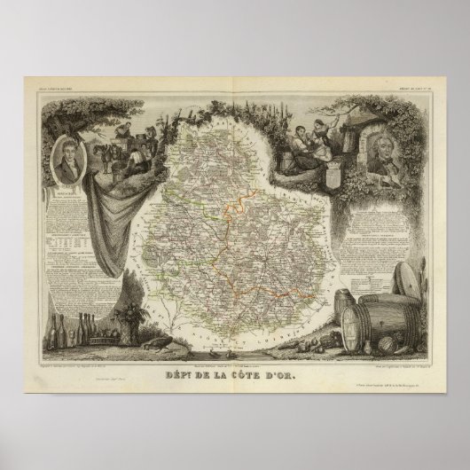 Poster Les canaux et les routes (Devant)