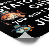 Poster Les cannes à pêche sont comme des chips vous ne po (Coin)