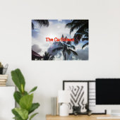 Poster Les Caraïbes (Bureau à domicile)