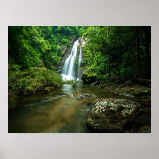 Poster Les cascades | Cascade de Tamnung, Phuket Thaïland (Devant)