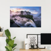 Poster Les cascades | Cascade d'Iguazu, Brésil (Bureau à domicile)