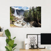 Poster Les cascades | Nevada Fall, Yosemite, CA (Bureau à domicile)