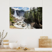 Poster Les cascades | Nevada Fall, Yosemite, CA (Cuisine)