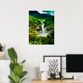 Poster Les cascades | San Rafael Falls, Equateur (Bureau à domicile)