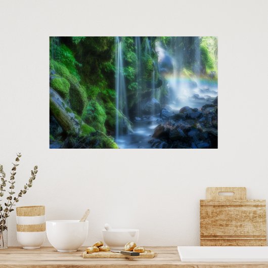 Poster Les cascades | Shinmata Ravine, Japon (Cuisine)