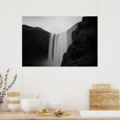 Poster Les cascades | Skogafoss Cascade, Islande (Cuisine)