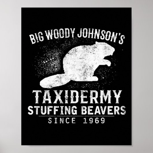 Poster Les castors de farce de Big Woody Johnson (Devant)