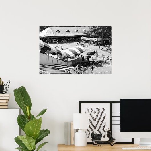 Poster Les célèbres blagues rouges et blanches de la cour (Bureau à domicile)