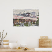 Poster Les célèbres blagues rouges et blanches de la cour (Cuisine)