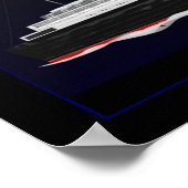 Poster Les célèbres Ocean Liners (Coin)
