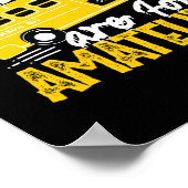 Poster Les Chambres Sont Pour Amateurs Pilote De Bus Scol (Coin)