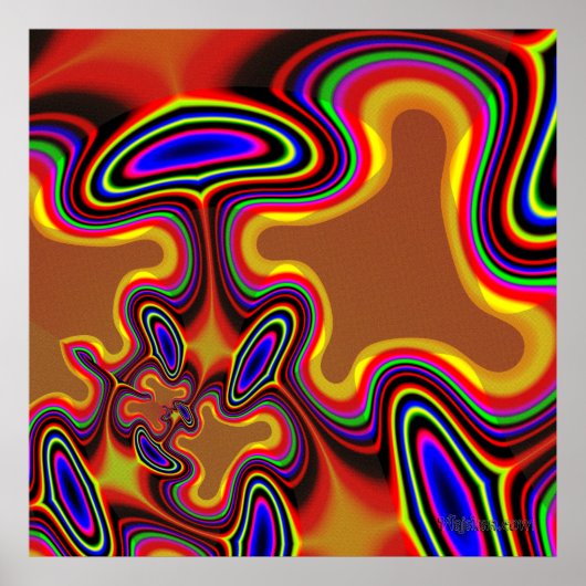 Poster "Les champignons magiques du sud de Wajakaa" (Devant)