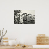 Poster Les champions du Mississippi - Une course (Cuisine)