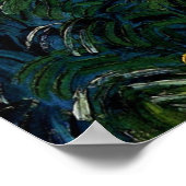 Poster Les champs de blé vert par Vincent van Gogh (Coin)