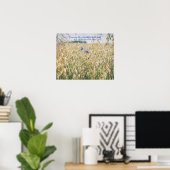 Poster Les champs d'été ensoleillés (Bureau à domicile)