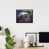 Poster Les Charbonniers par Claude Monet (Bureau à domicile)
