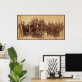 Poster Les chasseurs de buffles de la cavalerie noire amé (Bureau à domicile)