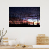 Poster Les chasseurs de canards témoignent du lever du so (Cuisine)