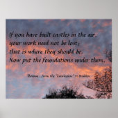 Poster Les châteaux dans l'air (Devant)