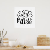 Poster Les chats aboient (Cuisine)