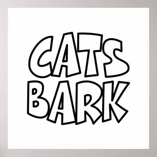 Poster Les chats aboient (Devant)