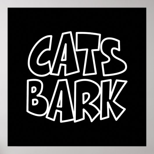 Poster Les chats aboient (Devant)