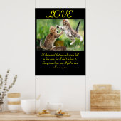 Poster Les chats amusants aiment la citation (Cuisine)