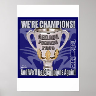 Poster Les Chats - Champions 2009