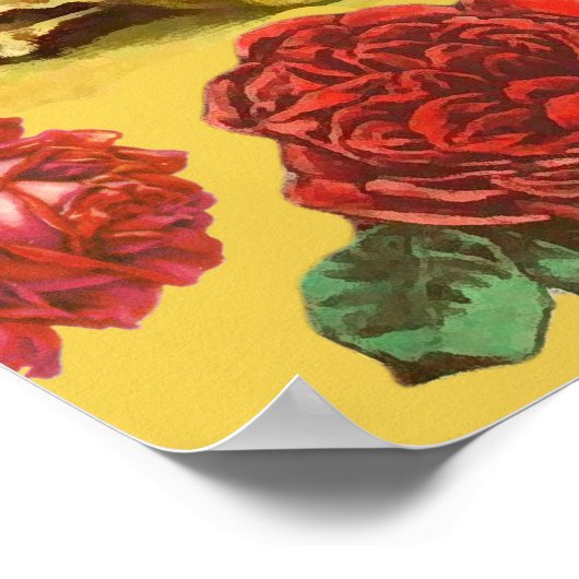 POSTER LES CHATS DE LA SAINT-VALENTIN D'UNE ÉPOQUE RÉVOLU (Coin)