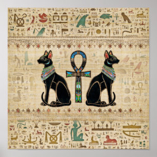Poster Les Chats d'Egyptian