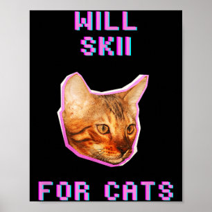 Poster Les chats feront du ski, aventure drôle de neige d