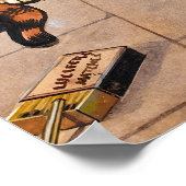 Poster Les chats fumeurs de Louis Wain (Coin)