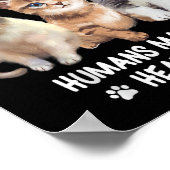 Poster Les chats me rendent heureux, conception de propri (Coin)