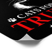 Poster Les chats pour l'élection de Trump 2024 rendent le (Coin)