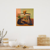 Poster Les chats regardent le poisson (Cuisine)