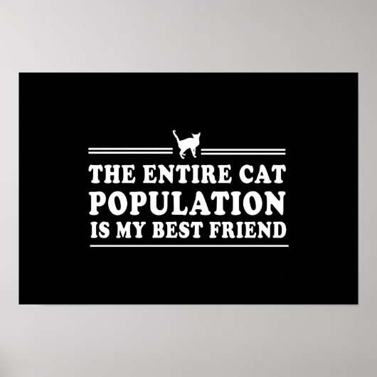Poster Les chats sont mon meilleur ami (Devant)