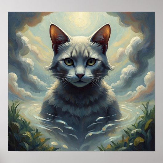 Poster Les chatsMeow (Devant)