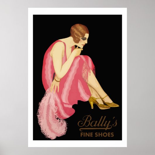 Poster Les chaussures fines de Bally (Devant)