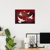 POSTER LES CHEFS BLANCS DE PAIX (Bureau à domicile)