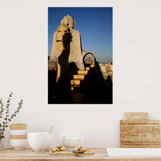 Poster Les chefs-d'oeuvre de Gaudi (Cuisine)