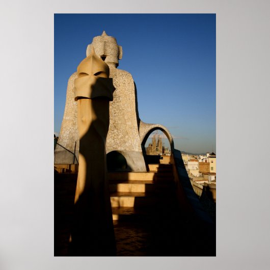 Poster Les chefs-d'oeuvre de Gaudi (Devant)